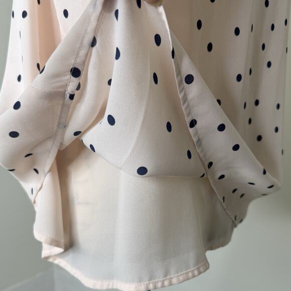 Socialite Blush Pink Polka Dot Camisole Tank Top Spaghetti Straps size Large NWT - Picture 9 of 11